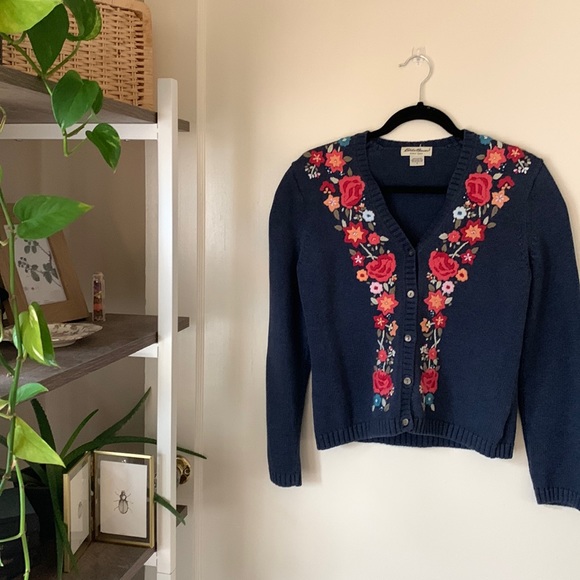 Sweaters Vintage Embroidered Cardigan Poshmark